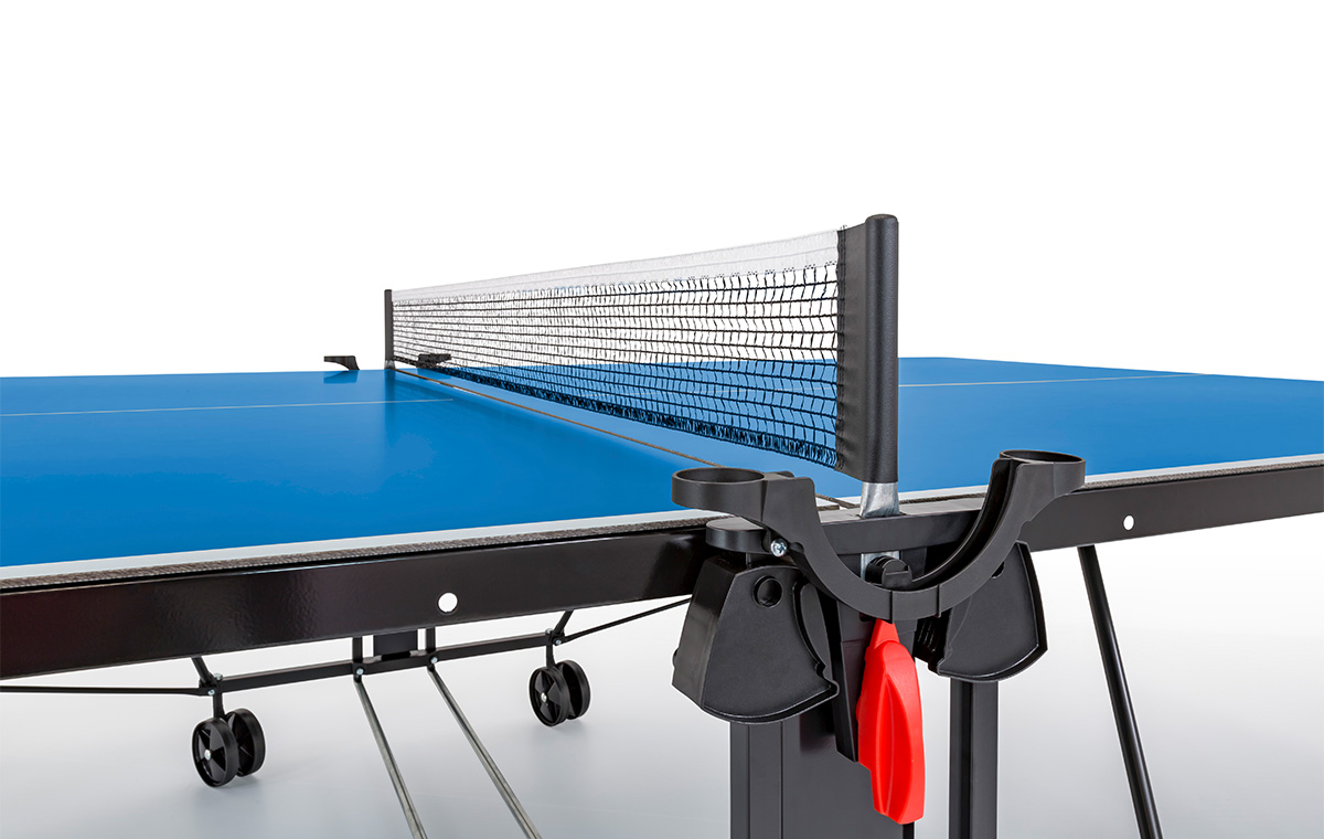 Sponeta 1-43e outdoor Tischtennisplatte Blau mit Netz wetterfest 